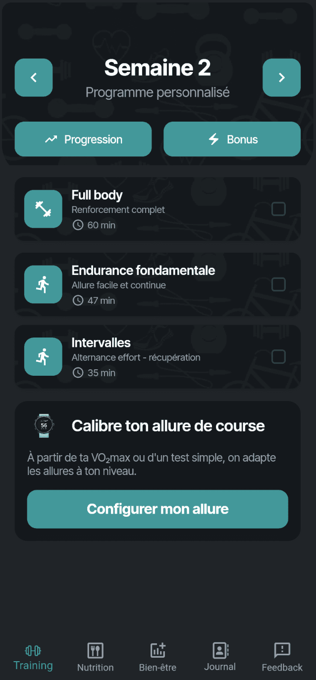 Programme personnalisé ARDN